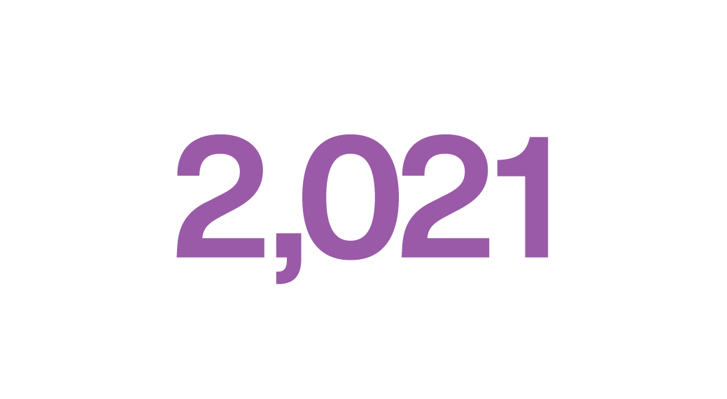 2021 number graphic
