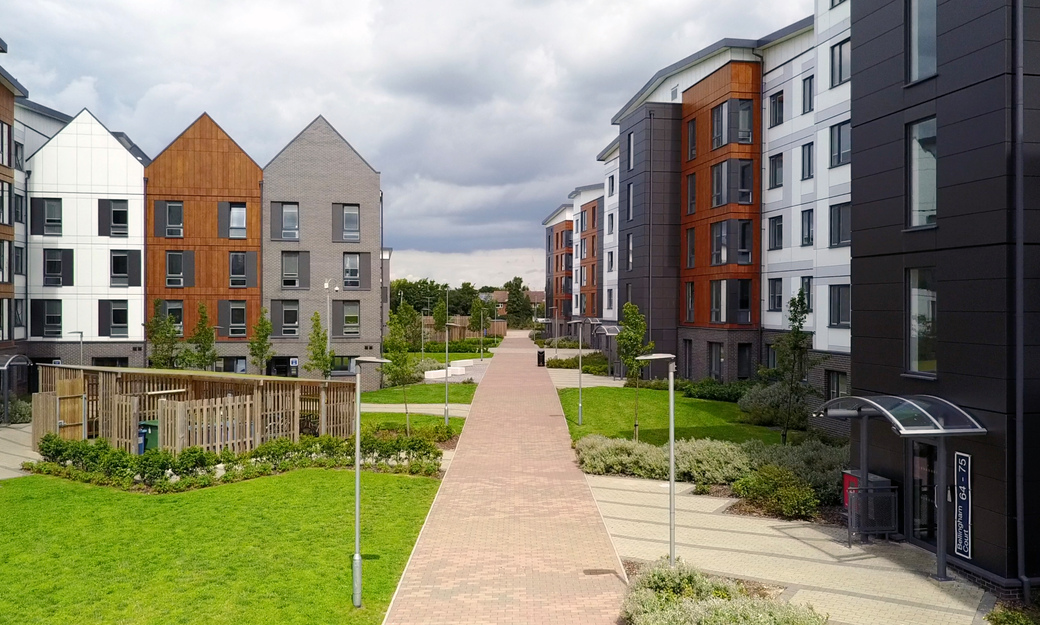Accommodation outside view