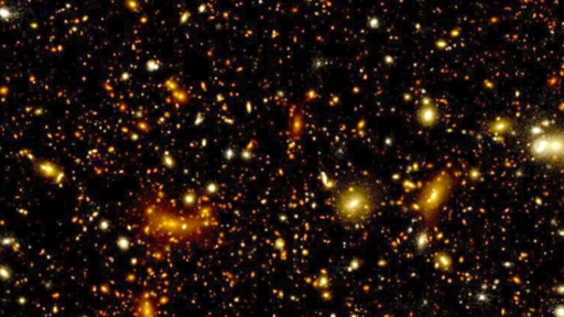 An 8 arcmin squared simulated composite image from Horizon-AGN